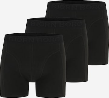 BJÖRN BORG Athletic Underwear in Black: front