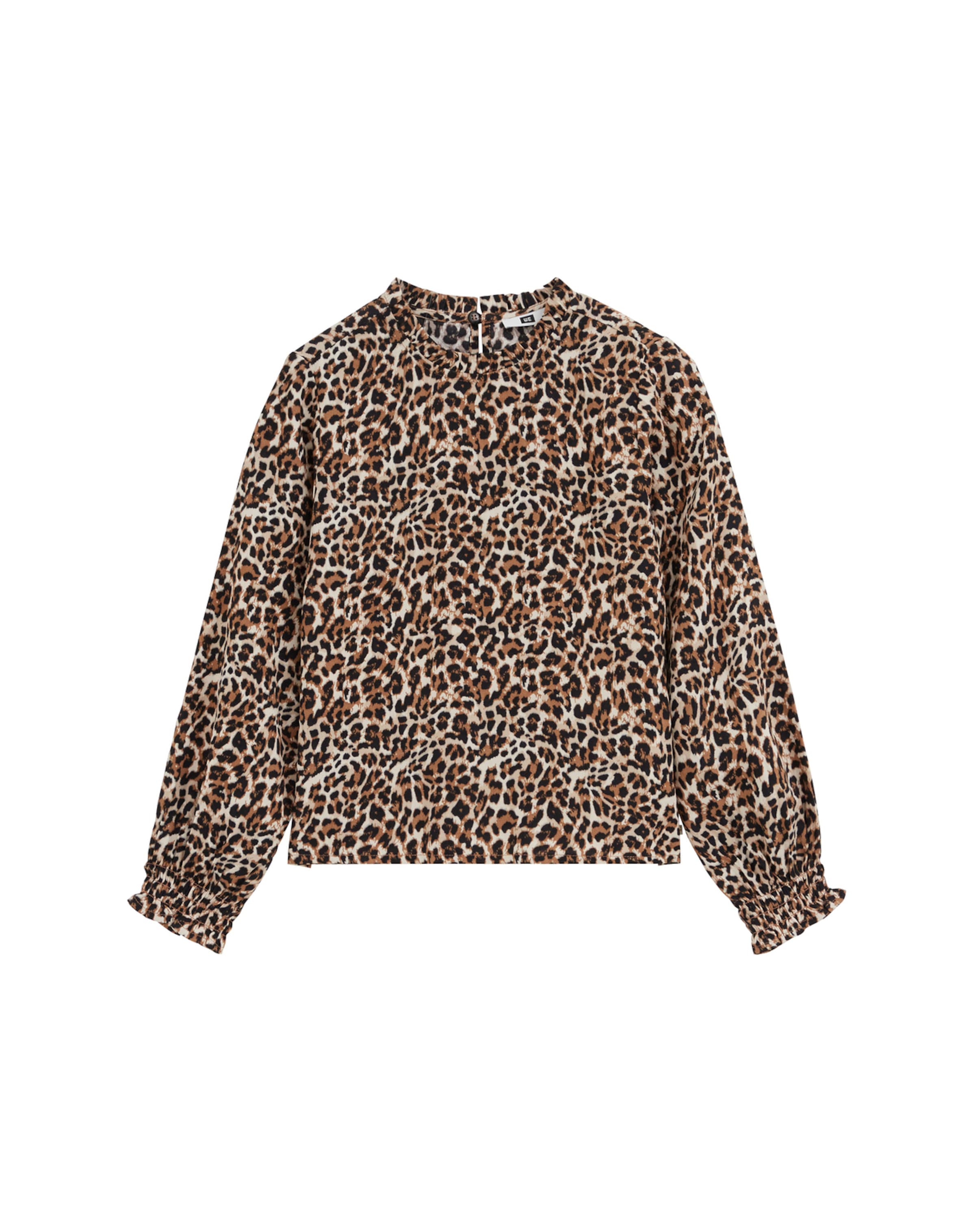 WE Fashion Блузка в Коричневый: спереди