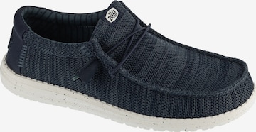 Mocassin 'Wally Stretch Sox' HEY DUDE en bleu : devant