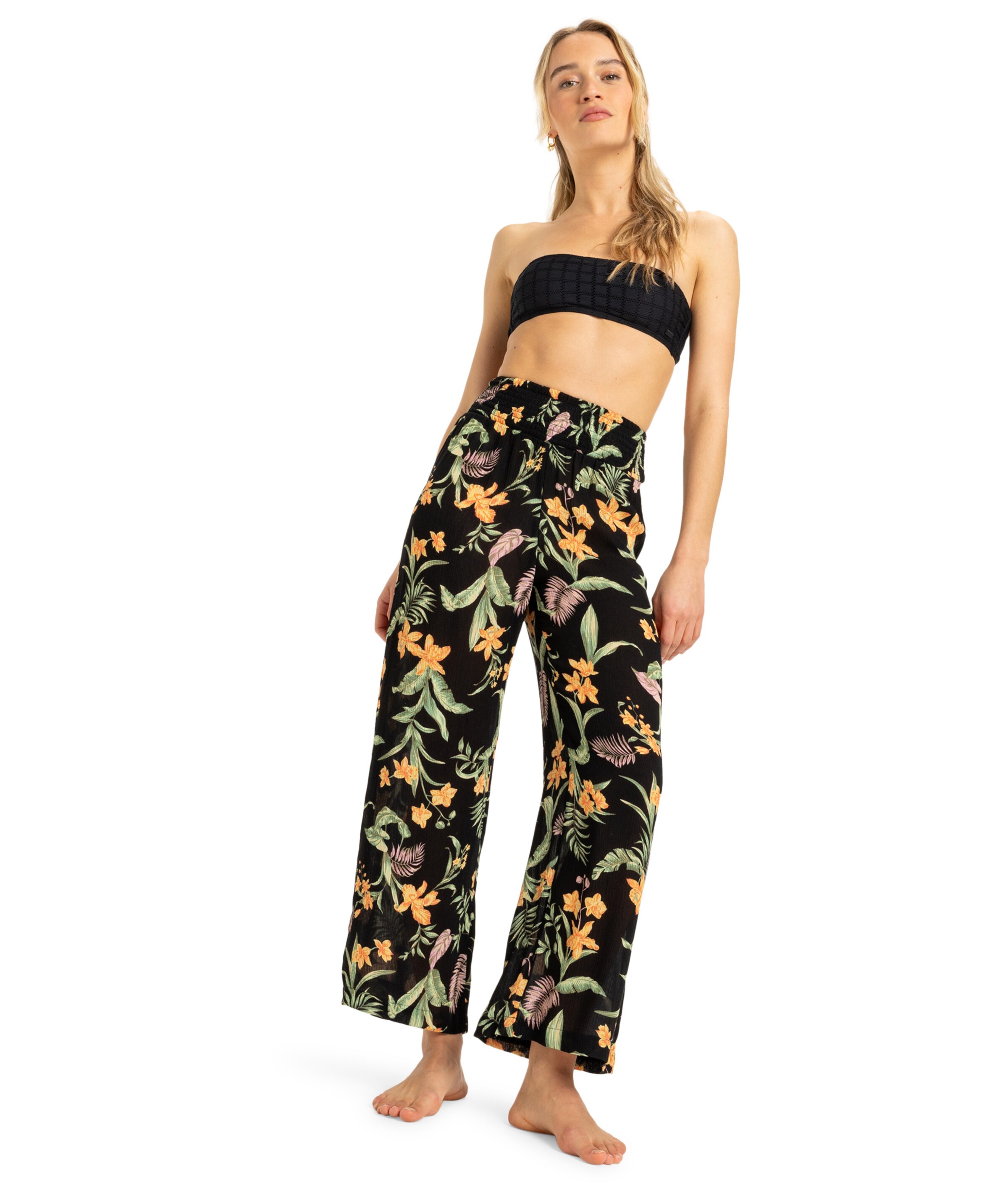 ROXY Loosefit Hose 'Along The Beach' in Schwarz