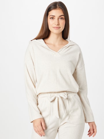 TOM TAILOR DENIM Sweater in Beige: front