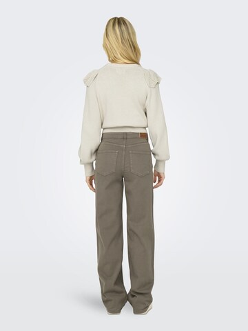 ONLY - Pierna ancha Pantalón 'JUICY' en gris