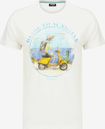 T-Shirt 'Dwain' Deeluxe en blanc : devant