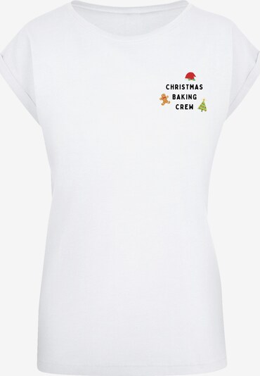 F4NT4STIC T-Shirt 'Christmas Baking' in mischfarben / weiß, Produktansicht