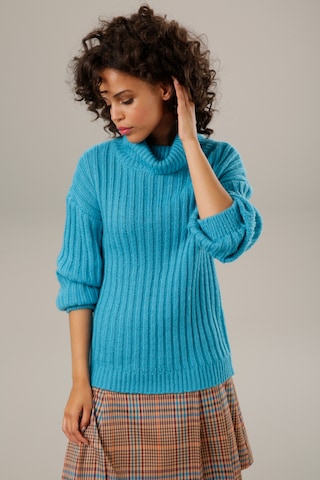 Aniston CASUAL Sweater in Blue: front