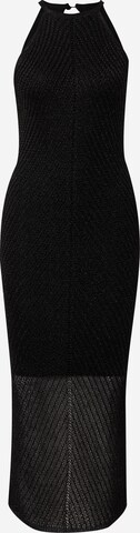 melns GUESS Adīta kleita 'ALEXIE': no priekšpuses
