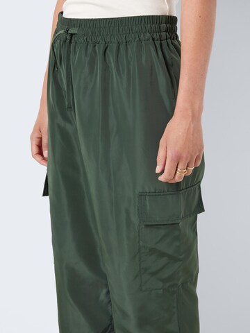 Noisy may Tapered Cargo Pants 'Sky' in Green