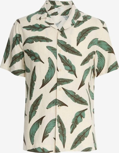 Marks & Spencer Overhemd in de kleur Crème / Groen gemêleerd, Productweergave