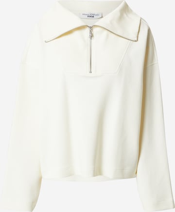 Marc O'Polo DENIM Μπλούζα φούτερ σε λευκό: μπροστά