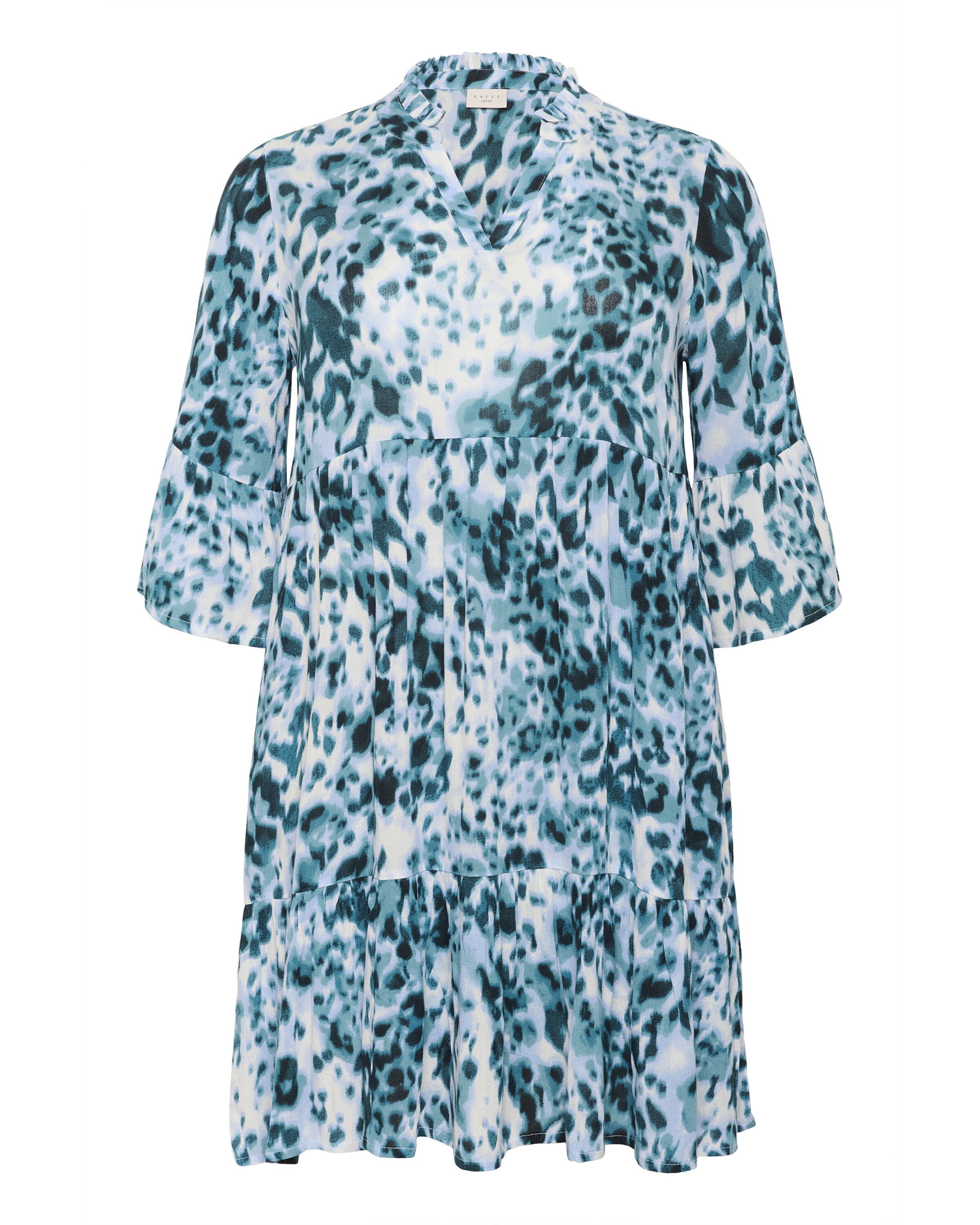 KAFFE CURVE Kleid 'Ami' in Weiß: Vorderseite