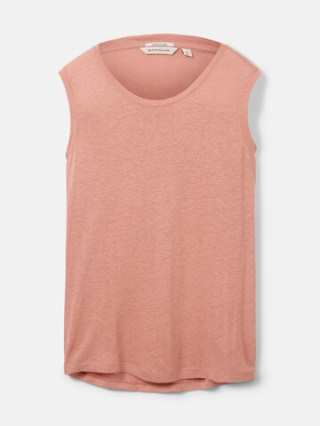 Top di TOM TAILOR in rosa: frontale