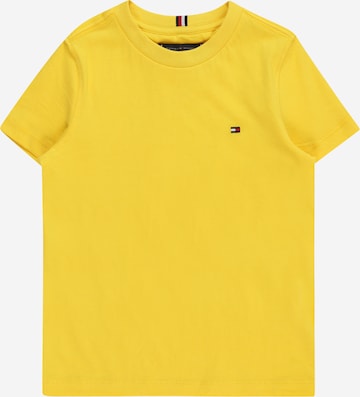 Maglietta 'ESSENTIAL' di TOMMY HILFIGER in giallo: frontale