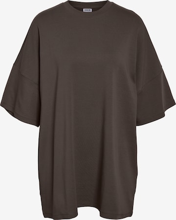 Maglia extra large di Noisy may in marrone: frontale