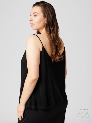 Guido Maria Kretschmer Curvy Top 'Renate' in Black