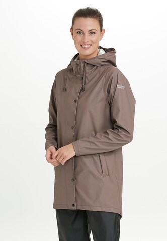 Weather Report Outdoor Jacket 'PETRA' in Brown: front