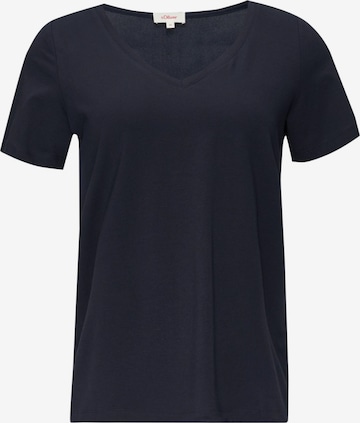 s.Oliver Shirt in Blauw: voorkant