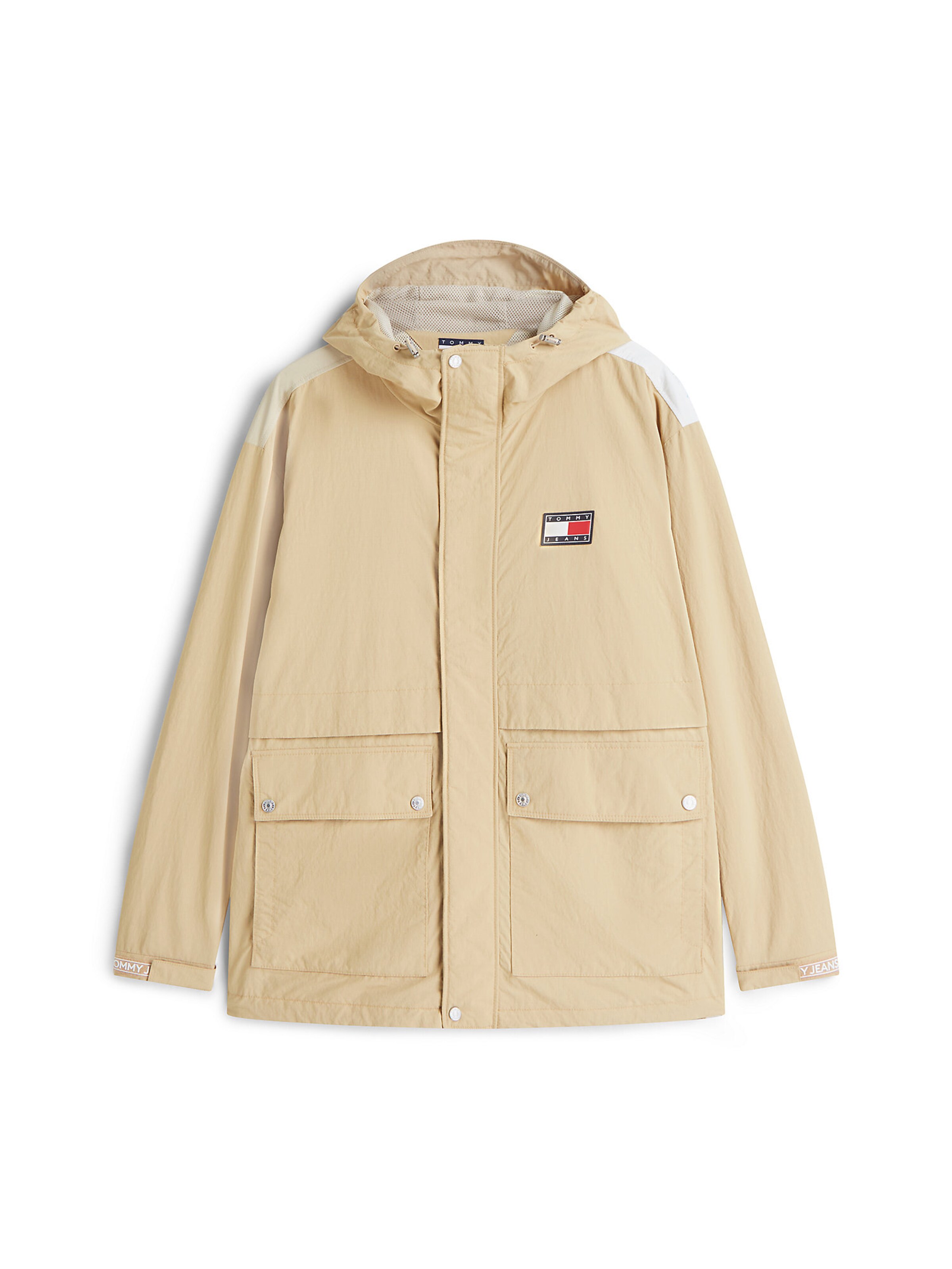Veste mi-saison Tommy Jeans en beige : devant