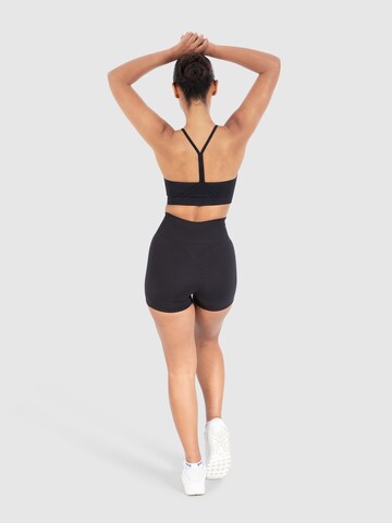 Smilodox Bralette Sports bra ' Solid Scrunch ' in Black