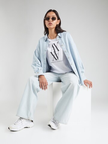 Tricou de la ARMANI EXCHANGE pe alb