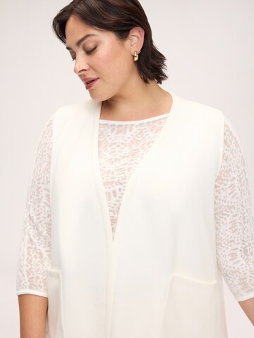 Gilet de costume Fiorella Rubino en blanc