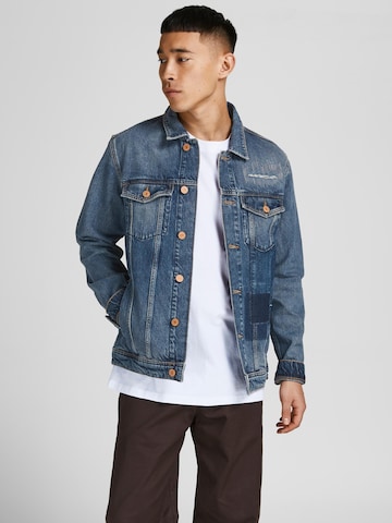 JACK & JONES Tussenjas in Blauw: voorkant