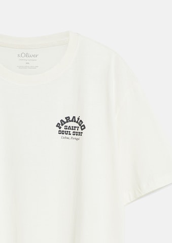 s.Oliver T-Shirt in Beige