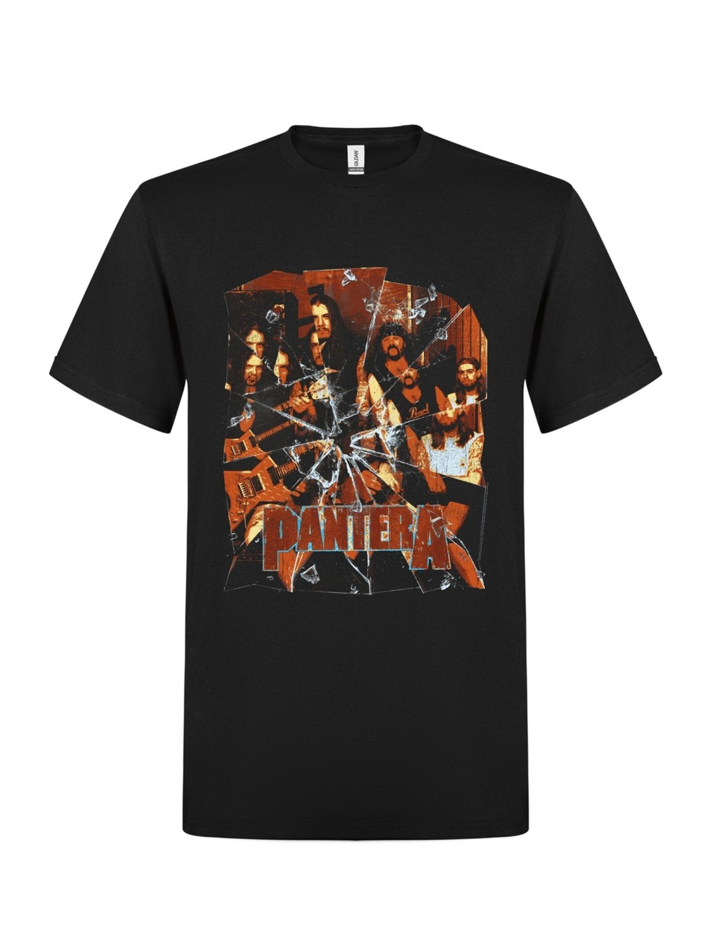 PANTERA Shirt 'Pantera Cowboys From Hell Band' in Black: front