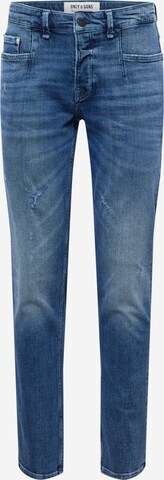 Only & Sons - regular Vaquero 'WEFT' en azul: frente