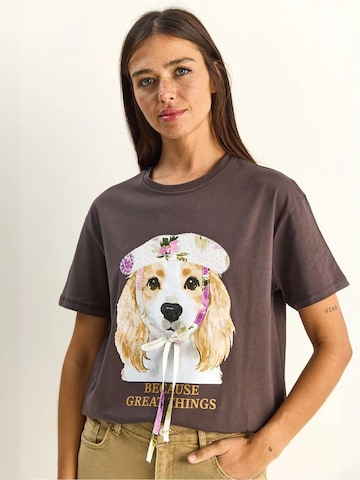 Maglietta 'T-Shirts' di Bianco Lucci in marrone