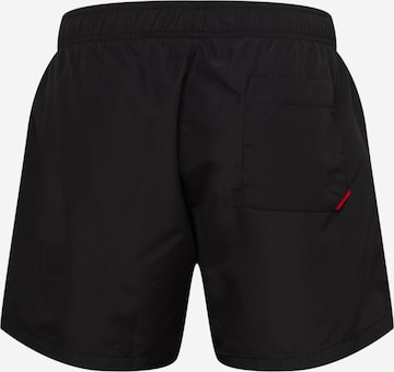 HUGO Red Badeshorts 'Abas' in Schwarz