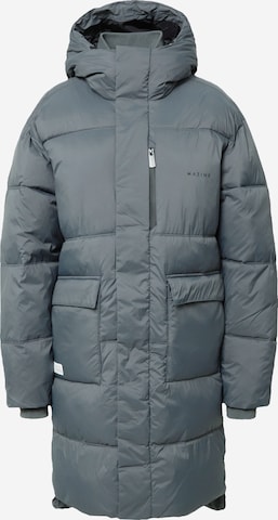 mazine Χειμερινό παλτό σε γκρι: μπροστά