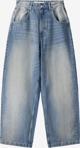 Jean Bershka en bleu : devant