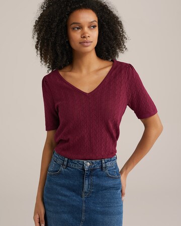 WE Fashion Shirt in Red: front