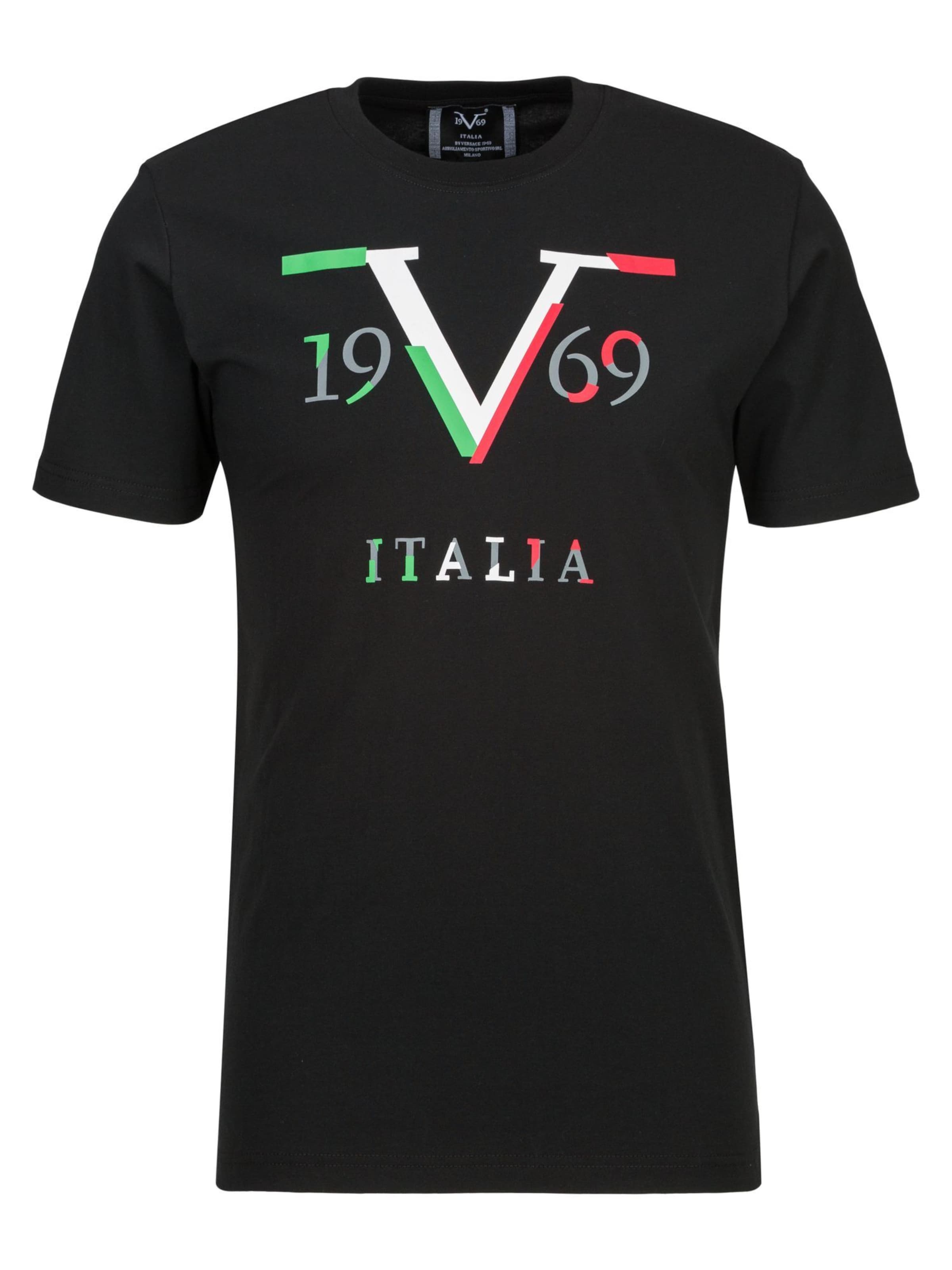 19V69 ITALIA Shirt 'Pedro' in Black: front