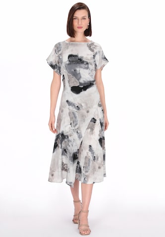 Usha - Vestido en azul: frente