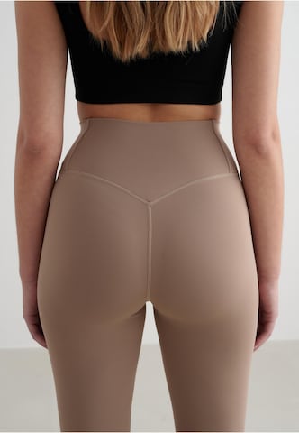 Skinny Leggings Aim'n en marron
