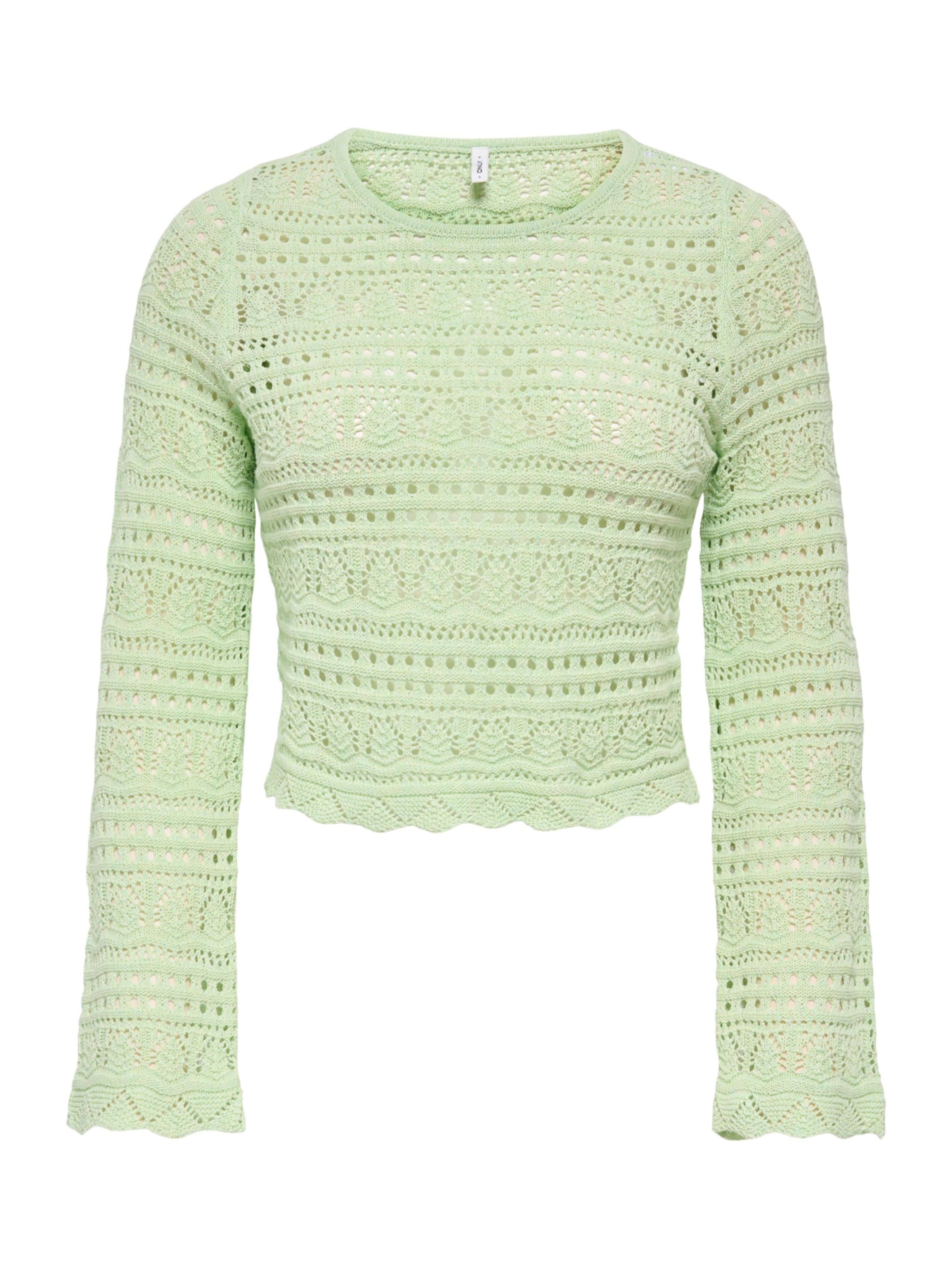 ONLY Svetr 'ONLELKE' – zelená: přední strana