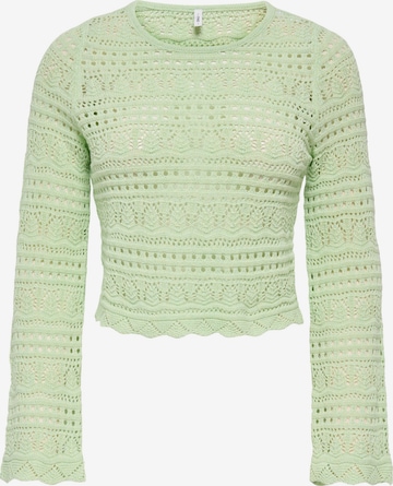 ONLY Tröja 'ONLELKE' i grön: framsida