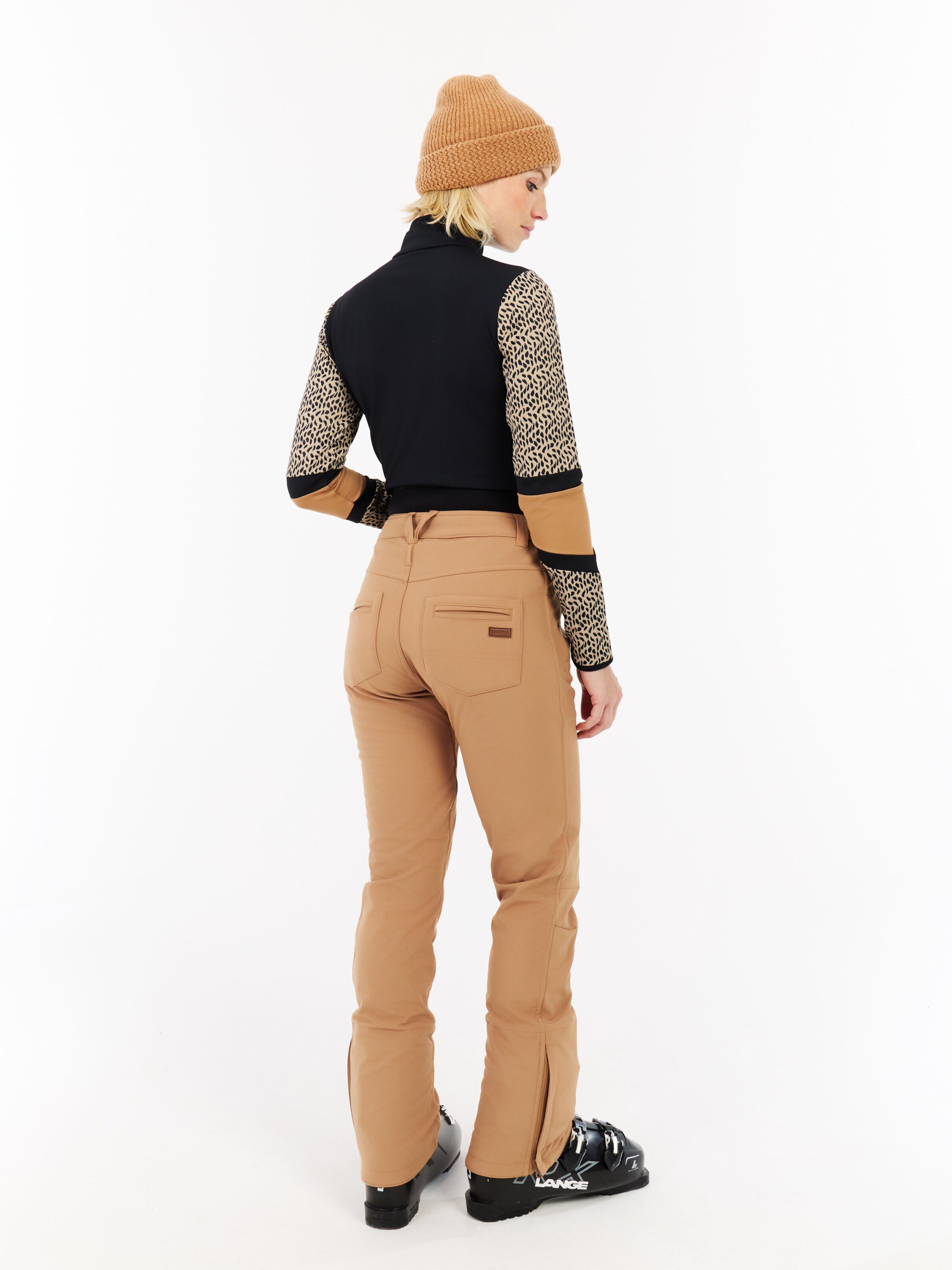 PROTEST Slim fit Workout Pants 'PRTLULLABYOS' in Brown
