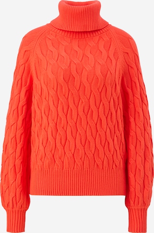 Pull-over COMMA en orange : devant