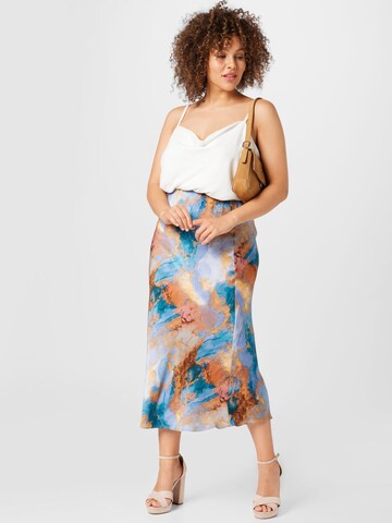 Nasty Gal Plus Skirt in Blue