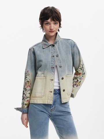 Desigual - Chaqueta de entretiempo en azul: frente