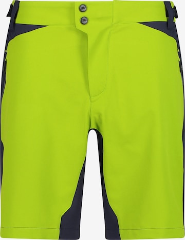 CMP Slim fit Workout Pants in Green: front