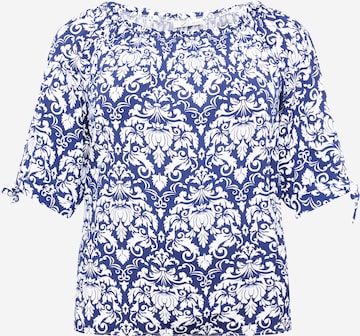 Z-One Blouse 'Lotty' in Blauw: voorkant