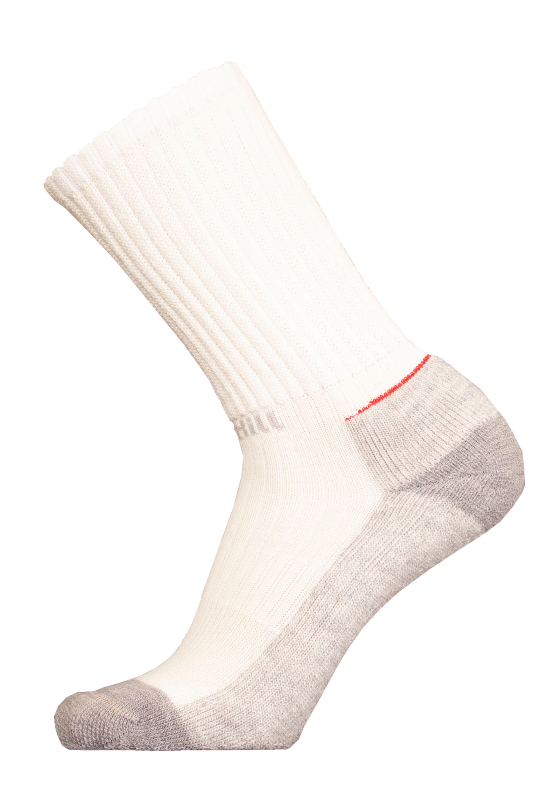 UphillSport Athletic Socks in White: front