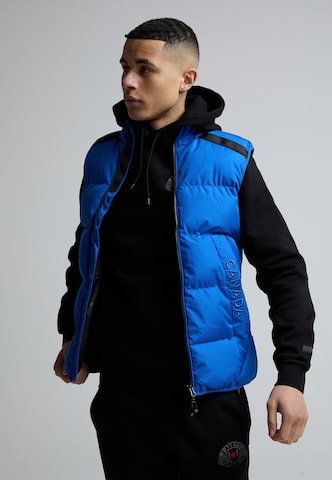 Gilet 'Zimino Puffer' Zavetti Canada en bleu
