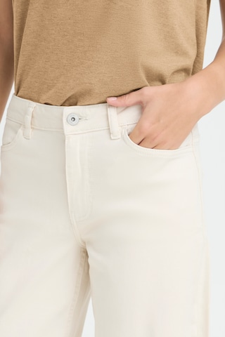 ICHI Wide leg Jeans 'IHZiggy' in Wit