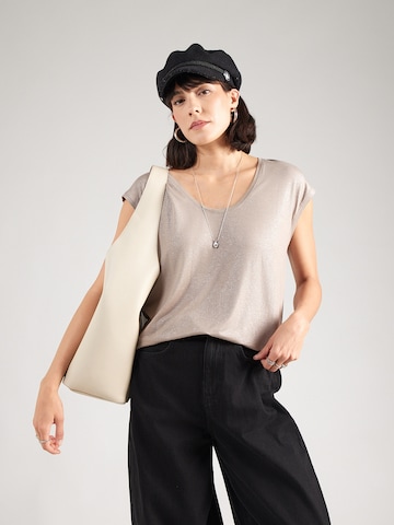 T-shirt 'PCALICE' PIECES Curve en gris : devant