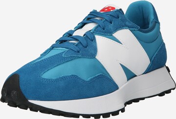 Baskets basses '327' new balance en bleu : devant