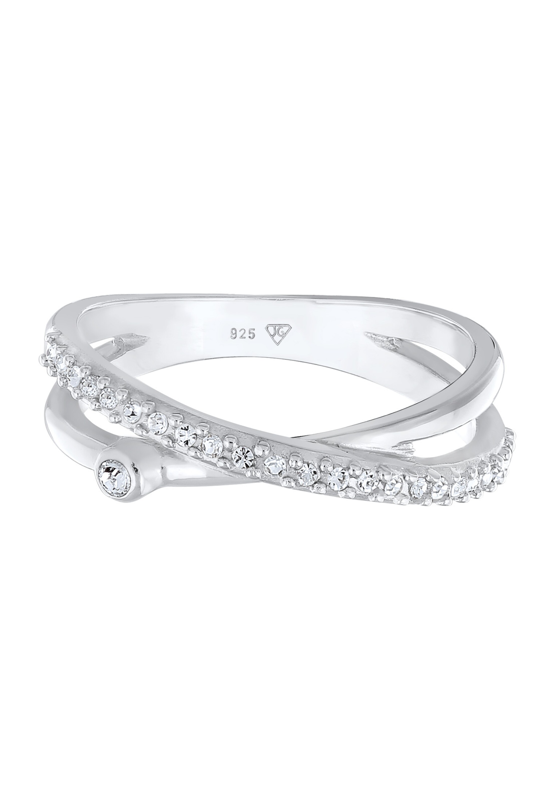 ELLI Ring in Zilver: voorkant